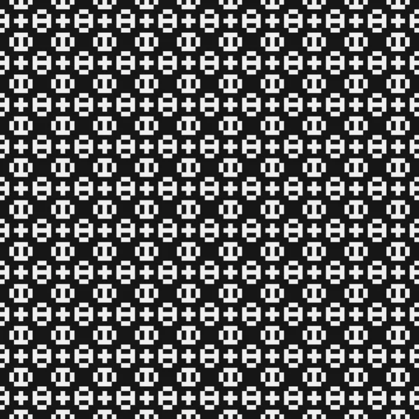 Seamless Pattern Black White Lines Vector Illustration — Stock Vector