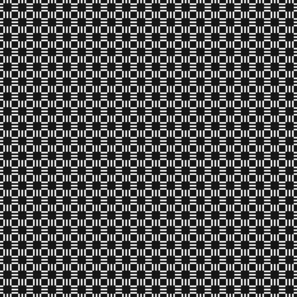 Geometric Seamless Pattern Black White Shapes Vector Illustration — Stock Vector