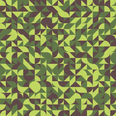 Soyut Geometrik Desen üretken hesaplama sanatı çizimi