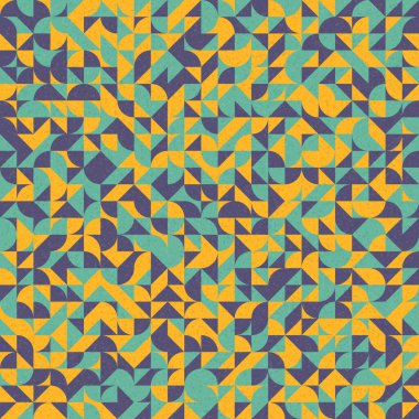 Soyut Geometrik Desen üretken hesaplama sanatı çizimi