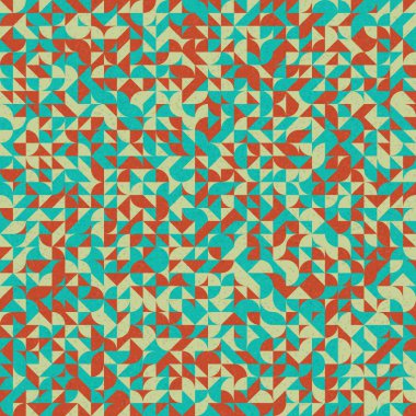 Soyut Geometrik Desen üretken hesaplama sanatı çizimi