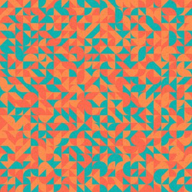 Soyut Geometrik Desen üretken hesaplama sanatı çizimi