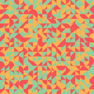 Soyut Geometrik Desen üretken hesaplama sanatı çizimi