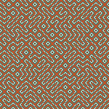 Soyut Geometrik Desen, üretken hesaplama sanatı çizimi