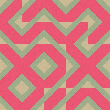 Soyut Geometrik Desen, üretken hesaplama sanatı çizimi