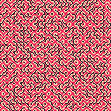 Soyut Geometrik Desen, üretken hesaplama sanatı çizimi