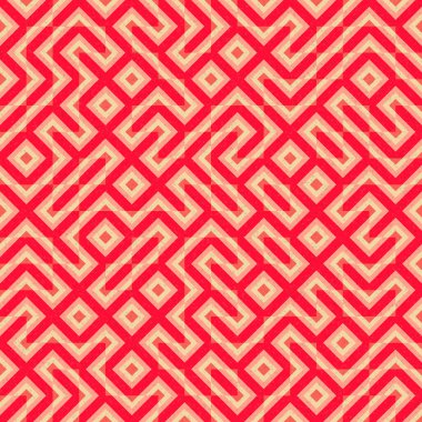 Soyut Geometrik Desen, üretken hesaplama sanatı çizimi