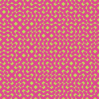 Soyut Geometrik Desen, üretken hesaplama sanatı çizimi