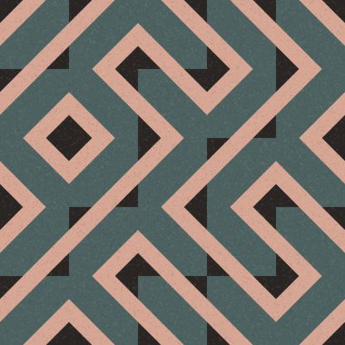 Soyut Geometrik Desen, üretken hesaplama sanatı çizimi