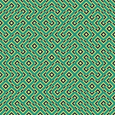 Soyut Geometrik Desen, üretken hesaplama sanatı çizimi