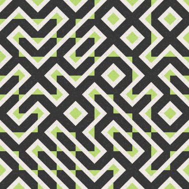 Soyut Geometrik Desen, üretken hesaplama sanatı çizimi