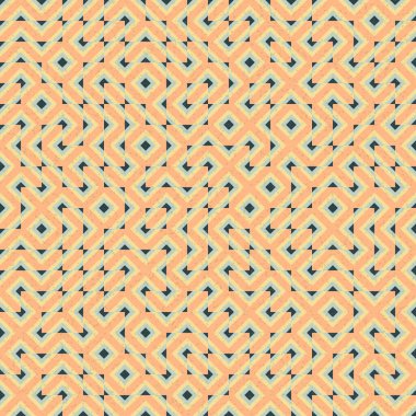 Soyut Geometrik Desen, üretken hesaplama sanatı çizimi