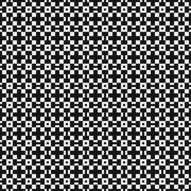 Siyah ve beyaz çizgileri olan kusursuz desen, vektör illüstrasyonu