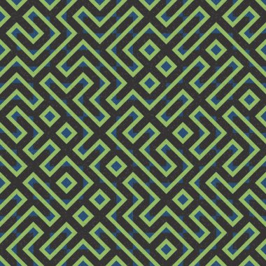 Soyut Geometrik Desen, üretken hesaplama sanatı çizimi