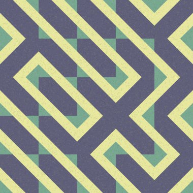 Soyut Geometrik Desen, üretken hesaplama sanatı çizimi