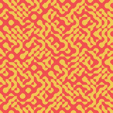 Soyut Geometrik Desen, üretken hesaplama sanatı çizimi