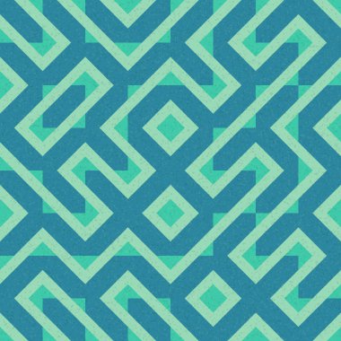 Soyut Geometrik Desen, üretken hesaplama sanatı çizimi