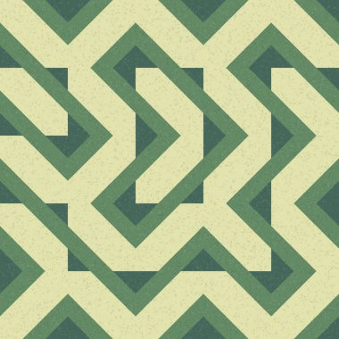 Soyut Geometrik Desen, üretken hesaplama sanatı çizimi