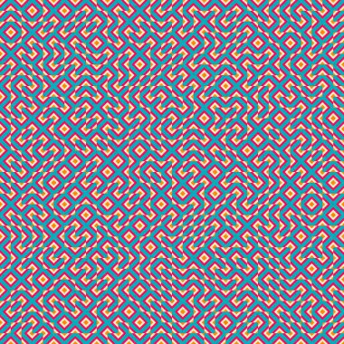 Soyut Geometrik Desen, üretken hesaplama sanatı çizimi