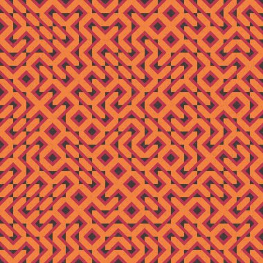 Soyut Geometrik Desen, üretken hesaplama sanatı çizimi