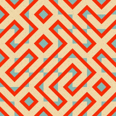 Soyut Geometrik Desen, üretken hesaplama sanatı çizimi