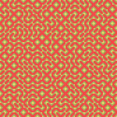 Soyut Geometrik Desen, üretken hesaplama sanatı çizimi