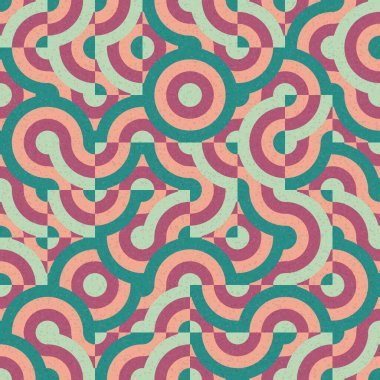 Soyut Geometrik Desen, üretken hesaplama sanatı çizimi