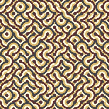 Soyut Geometrik Desen, üretken hesaplama sanatı çizimi