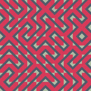 Soyut Geometrik Desen, üretken hesaplama sanatı çizimi