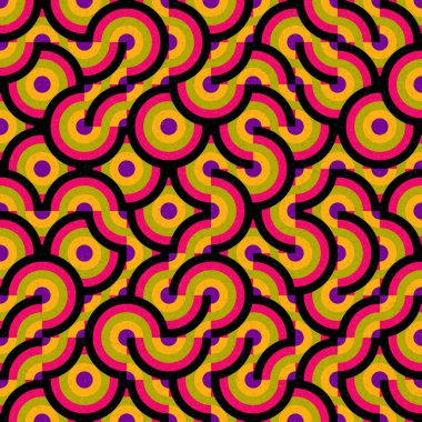 soyut geometrik model vektör çizimi 