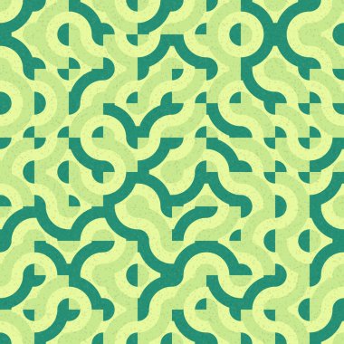 Soyut Geometrik Desen, üretken hesaplama sanatı çizimi