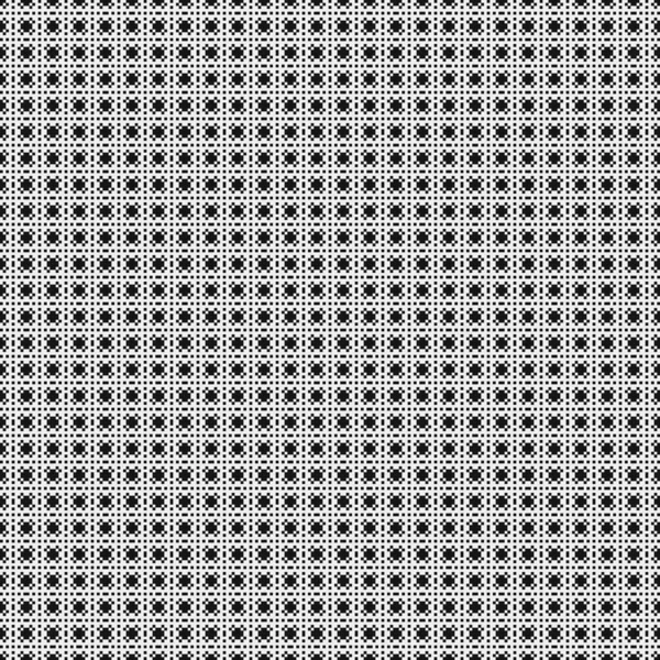 Abstract Pattern Crosses Dots Vector Illustration — Stock Vector
