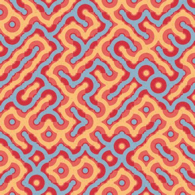 soyut geometrik dikişsiz desen, vektör illüstrasyonu 