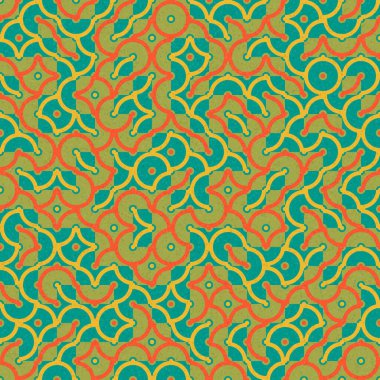 soyut geometrik dikişsiz desen, vektör illüstrasyonu 