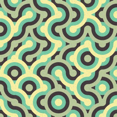 soyut geometrik dikişsiz desen, vektör illüstrasyonu 