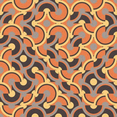 soyut geometrik dikişsiz desen, vektör illüstrasyonu 