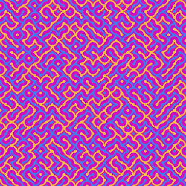 soyut geometrik dikişsiz desen, vektör illüstrasyonu 