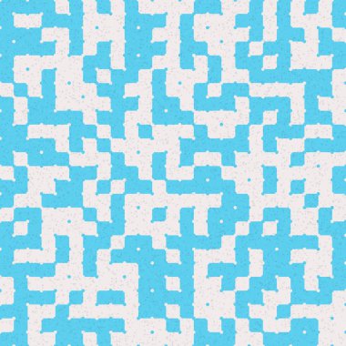 Soyut Geometrik Desen, üretken hesaplama sanatı çizimi 