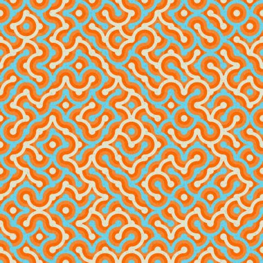 soyut geometrik dikişsiz desen, vektör illüstrasyonu 