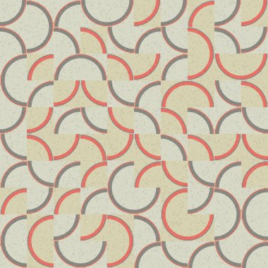 Soyut Geometrik Desen, üretken hesaplama sanatı çizimi 