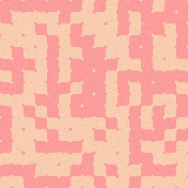 Soyut Geometrik Desen, üretken hesaplama sanatı çizimi 