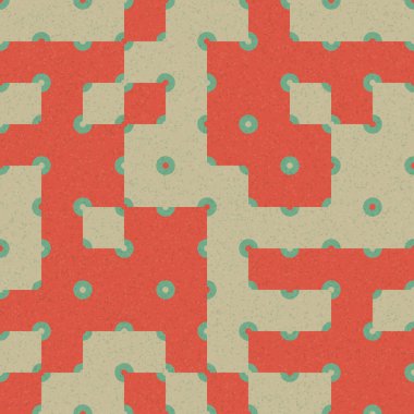 soyut geometrik dikişsiz desen, vektör illüstrasyonu 