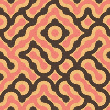 soyut geometrik dikişsiz desen, vektör illüstrasyonu 