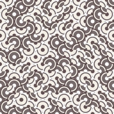 Soyut Geometrik Desen, üretken hesaplama sanatı çizimi 