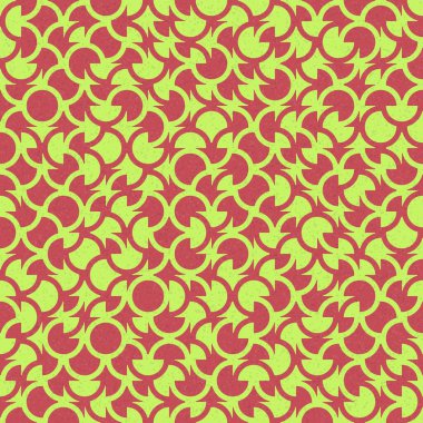 Soyut Geometrik Desen, üretken hesaplama sanatı çizimi 