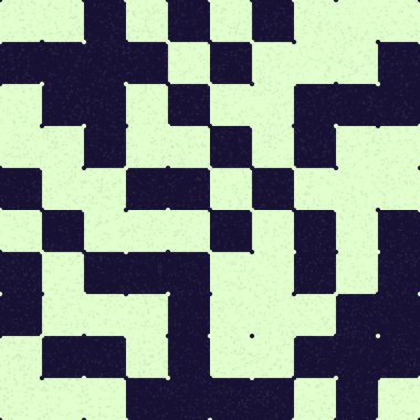 Soyut Geometrik Desen, üretken hesaplama sanatı çizimi 