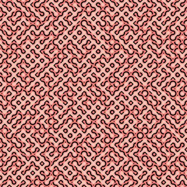 soyut geometrik dikişsiz desen, vektör illüstrasyonu 