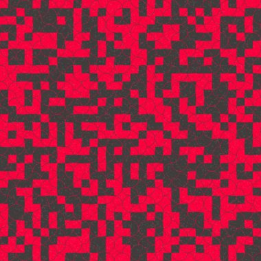 Soyut Geometrik Desen, üretken hesaplama sanatı çizimi 