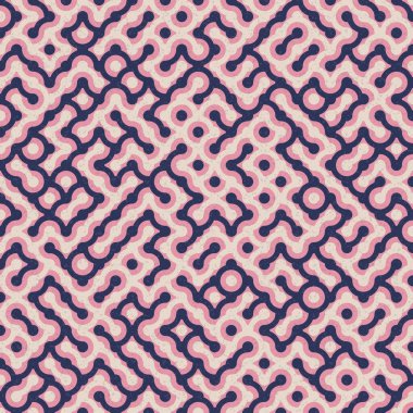 soyut geometrik dikişsiz desen, vektör illüstrasyonu 