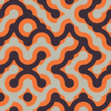 soyut geometrik dikişsiz desen, vektör illüstrasyonu 